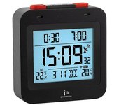 Reloj despertador lowell jd 9037n negro