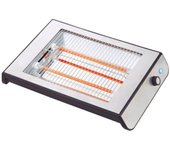 Gsc evolution tostador plano horizontal | 600w | 6 niveles de temperatura | apagado automático | bandeja extraíble recogemigas