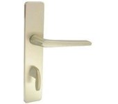 Juego de puerta riviera 90 bezault distancia entre ejes 195 mm champagne - caño de caña condenado - 0118220