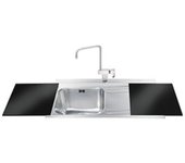 Fregadero 90x50 cm con escurridor derecho