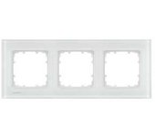 Marco 3 elementos 232x90mm en blanco | siemens delta miro 5tg12031
