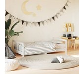 Estructura de cama para niños madera de pino blanco 80x160 cm v4518 80 x 160 cm / blanco