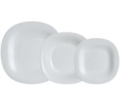 Vajilla vidrio luminarc carine gris 12 piezas - 4 personas - gris