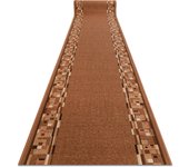 Alfombra de pasillo con refuerzo de goma bombay beige oscuro 80cm 80x600 cm