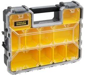 Stanley 1-97-518 pieza pequeña y caja de herramientas caja para piezas pequeñas plástico negro, transparente, amarillo