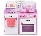 Cocina infantil de madera, cocina de juguete con grifo, mueble de cocina de juguete, cocina de juguete con armarios, cocina de madera para niños,
