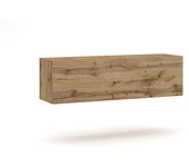 Pequeño mueble de almacenamiento colgante never en roble wotan 140cm