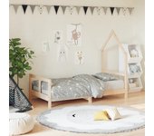 Estructura de cama para niños madera maciza de pino 80x160 cm v5799 80 x 160 cm / marrón