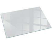 Placa de cristal para chimenea, zócalo protector de chimenea, diseño moderno | 120x80 | rectángulo | color gris