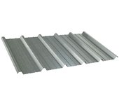 Chapa grecada metálica trapezoidal de acero paneles ebro 2000x1030x0,6 mm para fachada y cubierta