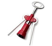 Ghidini cipriano cavatappi tavernello sommelier rosso e cromo