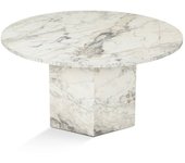 Mesa de café esine, mesa de centro baja, revistero para sofá, estante de la sala de estar, 80x80 h40 cm, mármol