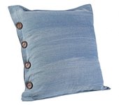 4x cojín de denim 45x45 cm