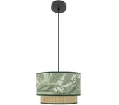 Colgante de 30 cm modelo congo verde doble pantalla