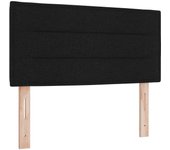 Cabecero diseño de líneas negro 90 cm tela cfw7341103