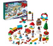 Lego friends 41758 calendario de adviento 2023, con 24 obsequios que incluyen 8 figuras de animales, 2 minimuñecos, regalo de navidad