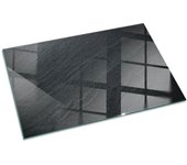 Placa de cristal para chimenea, zócalo protector de chimenea, diseño moderno | 120x80 | rectángulo | textura de piedra natural