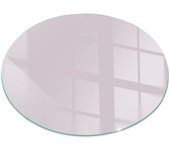 Placa de cristal para chimenea, zócalo protector de chimenea, diseño moderno | 50x50 | rueda | color violeta claro