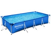 Piscina sobre el suelo rectangular steel pro frame