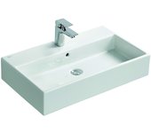 Ideal standard lavabo strada 710mm, 1 agujero para grifo, con rebosadero, k0782ma, color: blanco con ideal plus