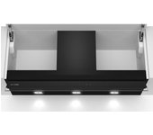 Hotte décor murale avec finition en verre siemens - lj97bam60 - l87,7cm/p29,8cm/34cm - noir