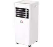 Aire acondicionado móvil 21 kw aire acondicionado 3 en 1 con temporizador 24h y 2 niveles de velocidad para enfriar, deshumidificar y ventilar