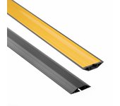 Quest canal para cables pvc 10x60mm, 2m, autoadhesiva, trapezoidal, protección de cables,tira enmascarante para cables pkt, gris foncé