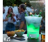 Cubitera led con altavoz sonice