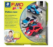Set de modelado infantil arcilla polimérica coches de policía