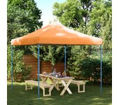 Vidaxl tienda de fiesta plegable pop-up naranja 292x292x315 cm