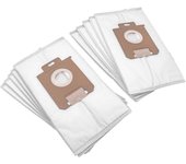 Vhbw 10x bolsa para aspiradora micro vellón / cartón compatible con electrolux ultrasilencer 3386 p, 3900, green zusg 3000, z 300 - 3395