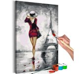 Cuadro diy pintura por números motivo parisino 40x60 cm tpn110129