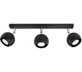 Sollux sl.0445 lámpara de techo oculare 3 negro