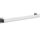 Pmr barra de elevación derecha discapacitados estándares gama pro pellet longitud 40cm tubo aluminio blanco ø 38 x 25 mm tapas de fijación cromo mate