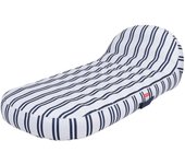 Flamingueo tumbona hinchable flotador piscina pvc azul
