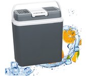 Nevera eléctrica portátil de 24 l, 12 v y 230 v para coche, camión, , autocaravana y enchufe