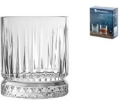 Vasos de vidrio transparente elysia para whisky, 21 cl