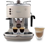 Cafetera de longhi ecov 311.bg vintage beige cápsulas molidas