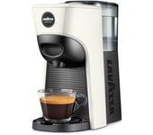 Cafetera automática de cápsulas manual lavazza lm 840 tiny eco 0,6 l blanca negra