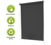 Toldo vertical 180 x 140 cm , toldo vertical resistente a los rayos uv, protección contra el viento y pantalla de privacidad, antracita