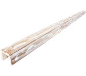 Viga imitación madera 16cm de ancho x 13cm de alto x 4m de largo color decape medio decorativa de poliuretano vu4001d-m