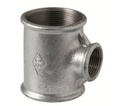 T reducida galvanizada 11/4x3/4x1 1/4