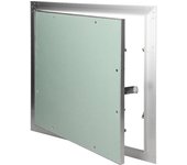 Ecd germany puerta de inspección 30x30 cm marco de aluminio para acceso de mantenimento y reparación en pared de yeso, tapa oculta para limpieza