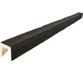 Viga imitación madera 15cm de ancho x 15cm de alto x 3m de largo color ébano decorativa de poliuretano vu0012-e