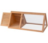Vidaxl conejera jaula de animales de madera