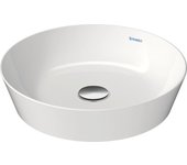 Fregadero de encimera duravit cape cod, 430 mm, sin banco con agujero para grifo, sin rebosadero, 23284326001, color: color interior blanco, color