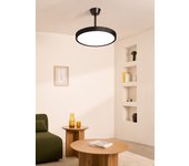 Wind clear studio - ventilador de techo 40w ø108 cm silencioso aspas retráctiles con luz led y mando a distancia