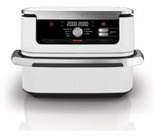 Ninja af500euwh freidora de aire caliente freidora doble 10,4 l independiente 2470 w plata blanca