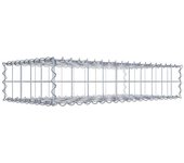 Gavión 100 cm x 20 cm x 50 cm (l x h x p), mailles 10 x 10 cm, espiral - diámetro del cable 4 mm