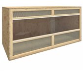 Vidaxl terrario de madera contrachapada 100x47x47 cm